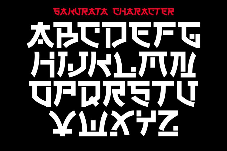 Sakurata - Unique Japanese Font - Image 3