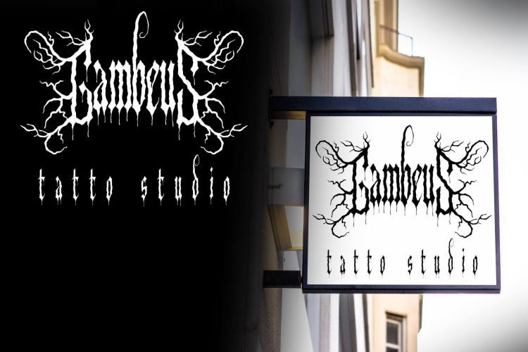 death metal typeface