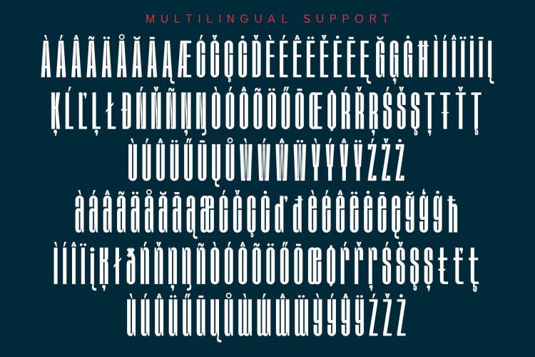 Modern Condensed Sans