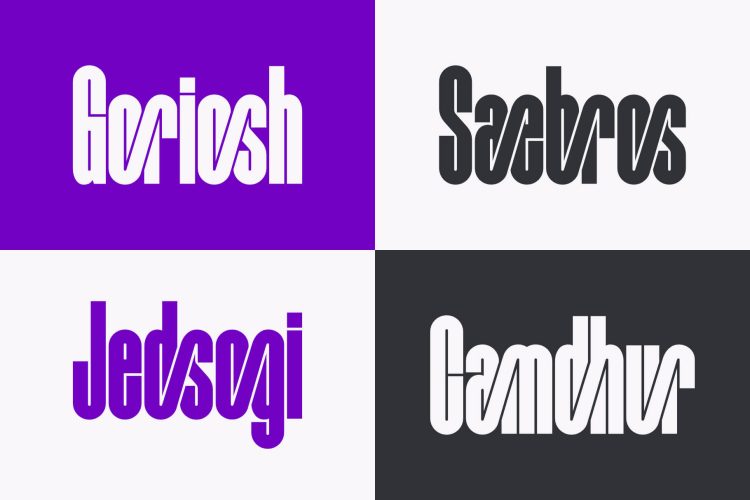 modern logo font