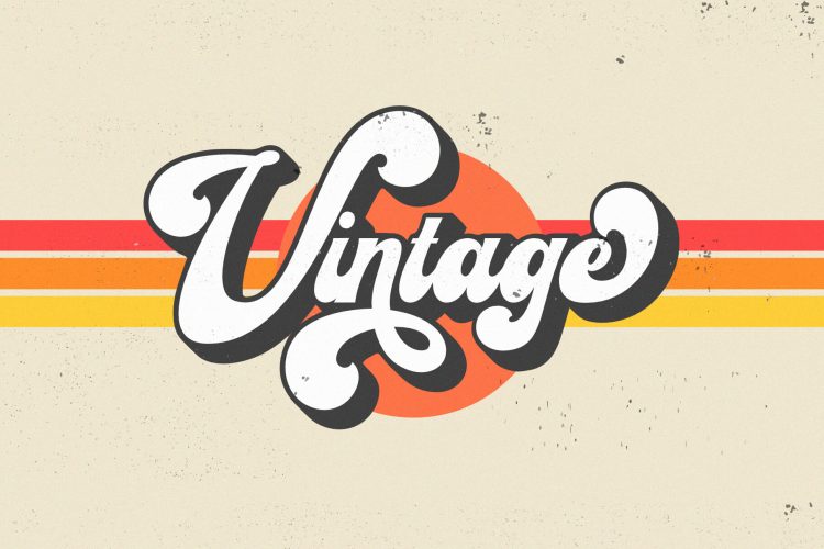 Retro Layered Script Font