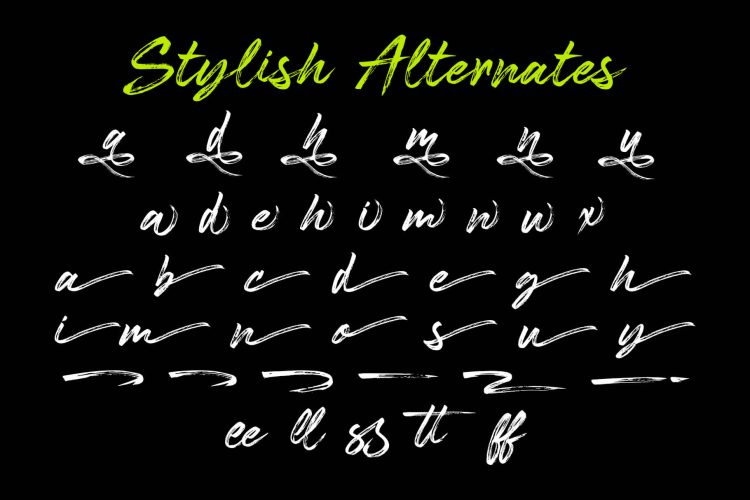 Modern Handbrush Script