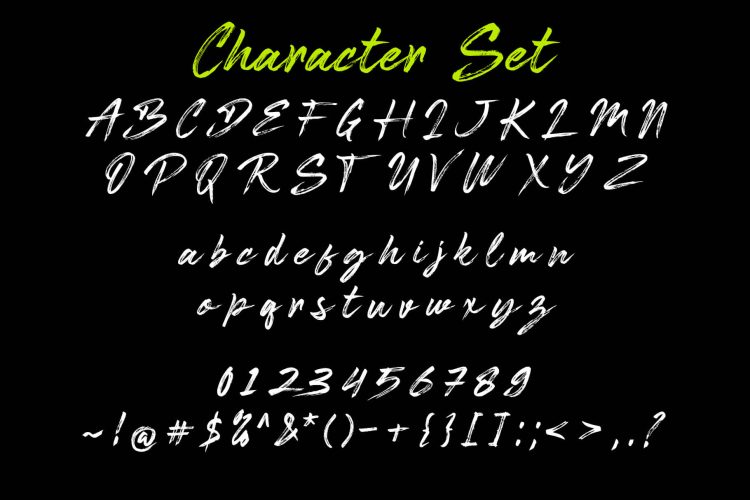 Modern Handbrush Script