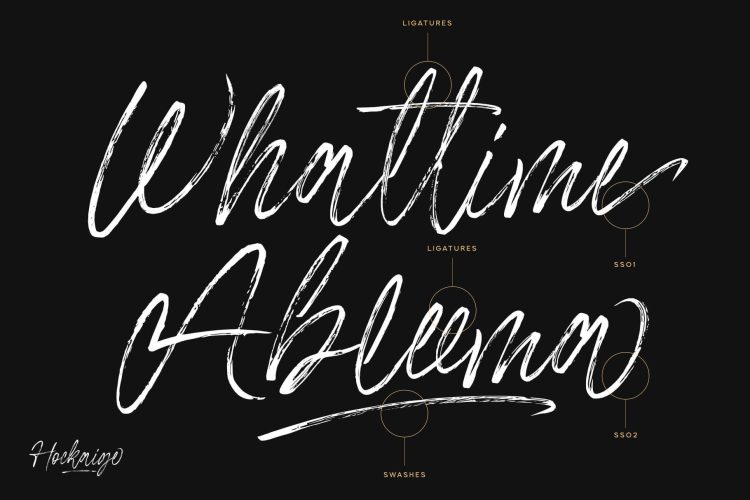 Hockaige - Elegant Hanwritten Brush - Image 2
