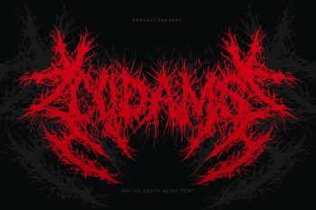 Brutal Death Metal Font