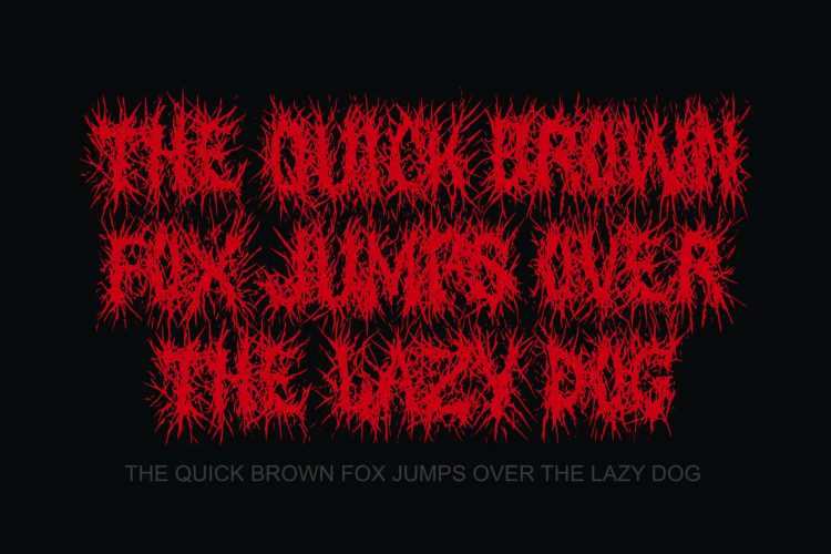 Codams - Brutal Death Metal Font - Image 5