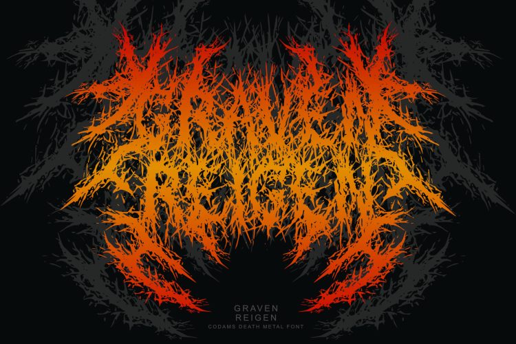 Codams - Brutal Death Metal Font - Image 3