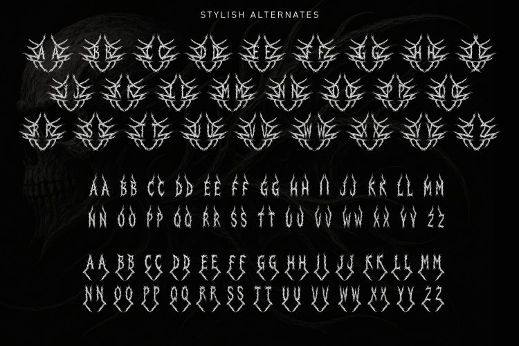 Darkon - Death Metal Font - Image 7