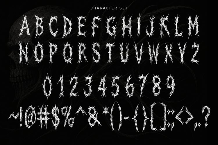 Darkon - Death Metal Font - Image 8